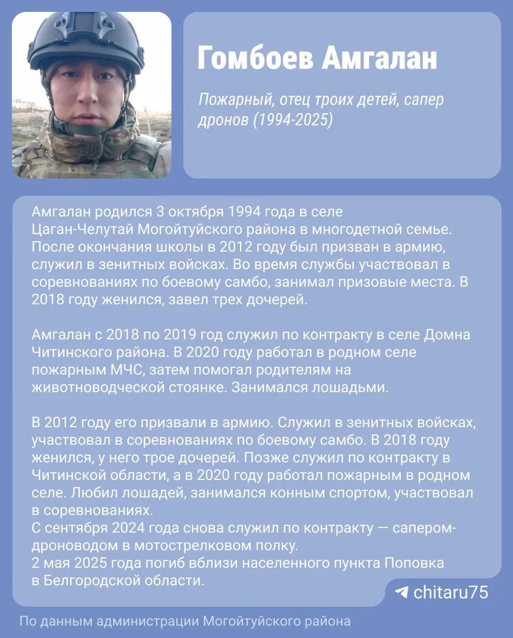 Гомбоев Амгалан Владимирович